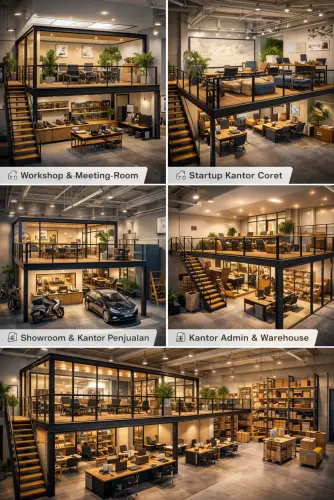 Mezzanine Ruang Kantor di Panyileukan